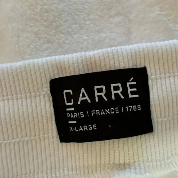 Carre Mens Paris France Slice Track Short White Size XL - Picture 6 of 13